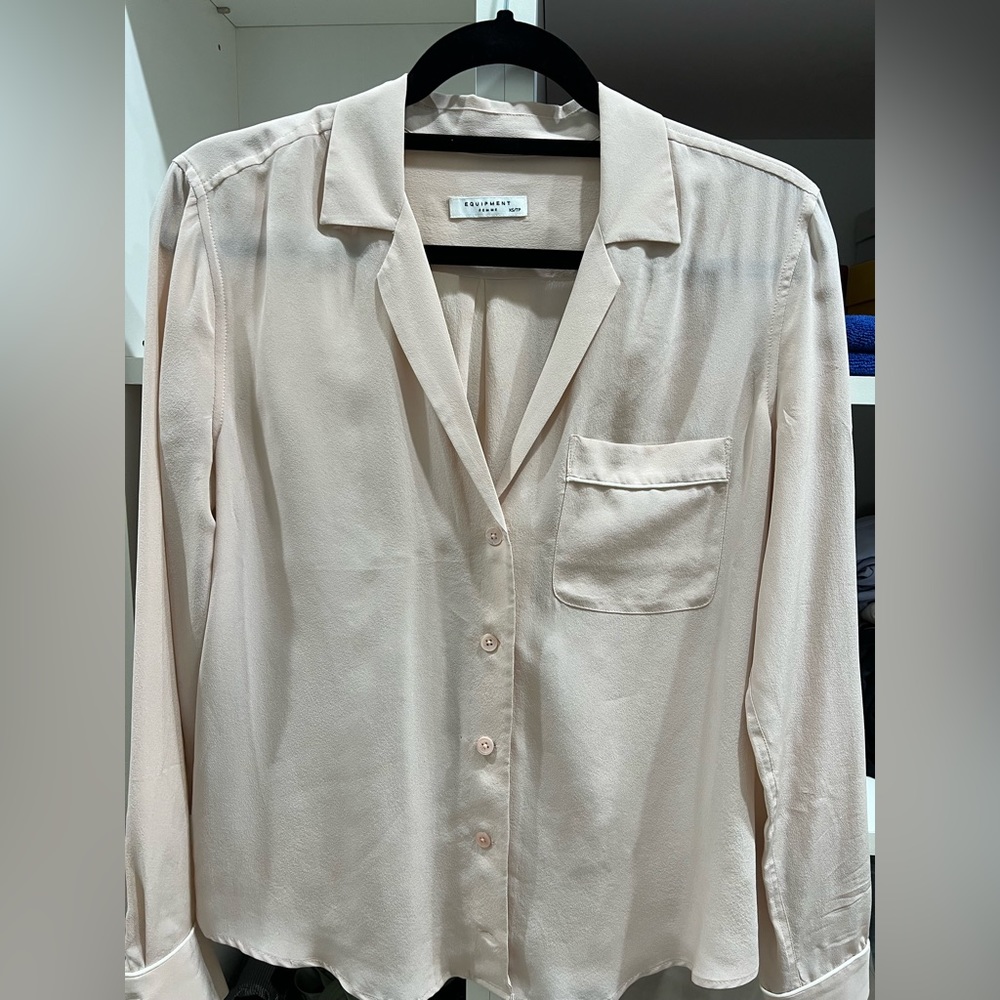 Equipment Soft Pink Button Down Shirt